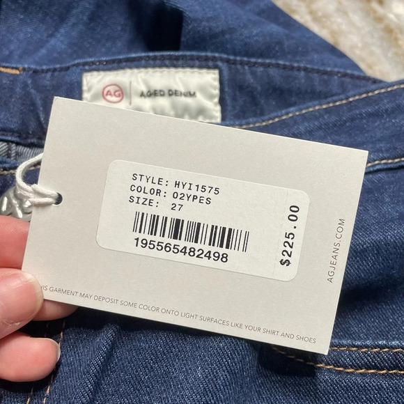 NWT Ex-Boyfriend Slim AG-ED™ SLOUCHY SLIM DENIM size 27 - Picture 3 of 9